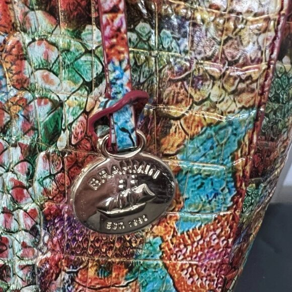 EUC Brahmin RESERVOIR MELBOURNE APRIL Leather Tote - Picture 2 of 8